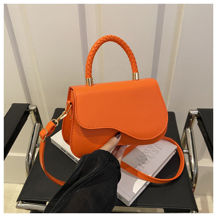 Stylish Mini Crossbody Bag with Plush Charm